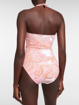 Plavky s paisley vzorom Melissa Odabash ružová