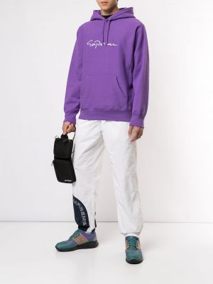 Sudadera con capucha Supreme violeta