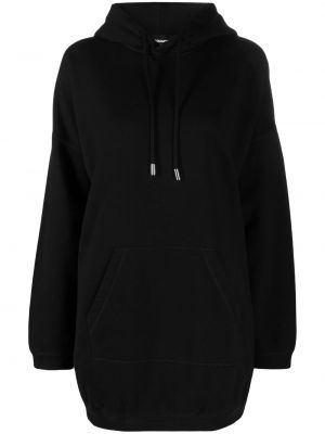 Oversize hoodie mit print Dsquared2 schwarz