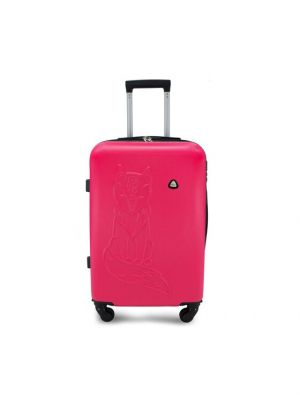 Βαλίτσα Semi Line ροζ