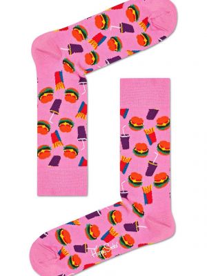 Zokni Happy Socks rózsaszín