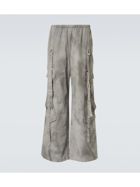 Puuvilla cargo-housut Acne Studios harmaa