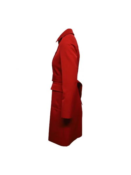 Płaszcz wełniany Stella Mccartney Pre-owned czerwony