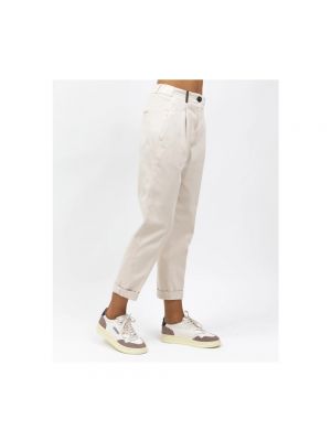 Pantalones chinos de algodón Peserico blanco