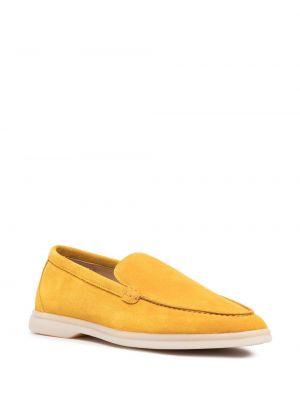 Slip-on seemisnahksed loafer-kingad Scarosso kollane