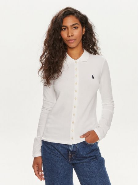 Košulja slim fit Polo Ralph Lauren bijela