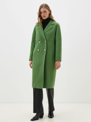 Пальто Pompa зеленое