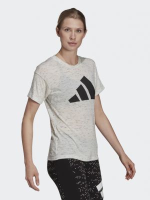 T-shirt Adidas Performance weiß