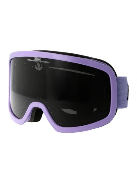 Okulary przeciwsłoneczne Moncler fioletowe