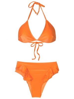 Bikini med hög midja Andrea Bogosian orange