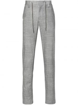 Kalhoty s potiskem s abstraktním vzorem Boggi Milano šedé