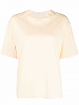 Bomull t-skjorte Acne Studios gul