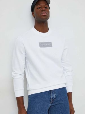 Bluza bawełniana Calvin Klein biała