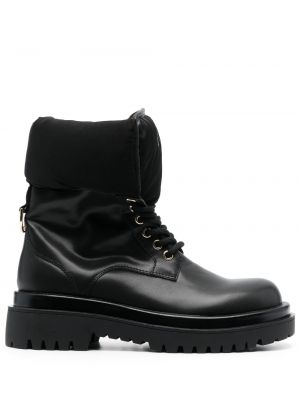 Ankle boots z nadrukiem Versace Jeans Couture czarne