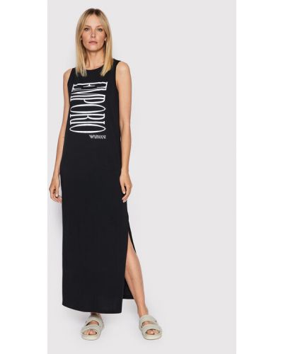Emporio Armani Strand ruha 262635 2R340 00020 Fekete Regular Fit