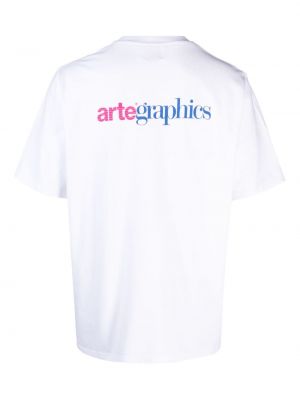 T-shirt aus baumwoll mit print Arte
