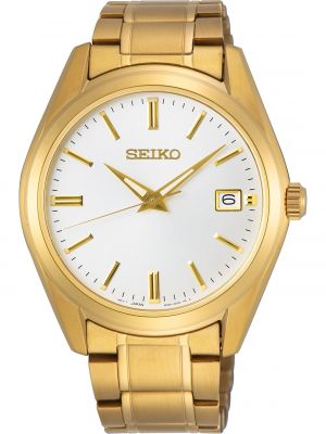 Часы из нержавеющей стали Seiko золотые