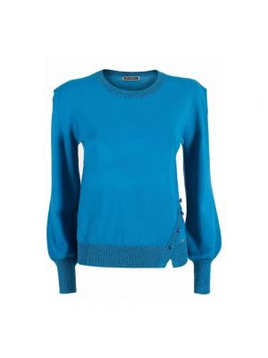 Sweter na guziki Yes Zee niebieski