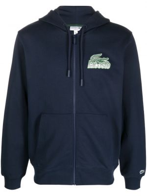 Hoodie Lacoste blå