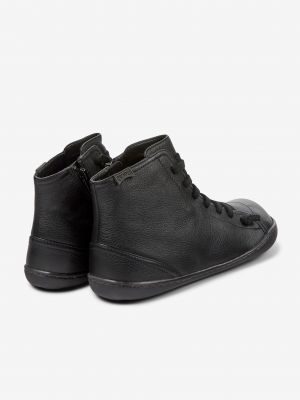 Kožené kožené členkové topánky Camper čierna