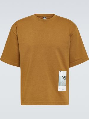 Jersey t-shirt aus baumwoll Gr10k braun