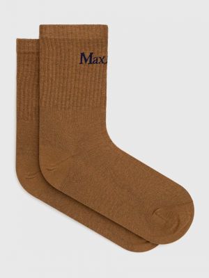 Шкарпетки Max Mara Leisure коричневі
