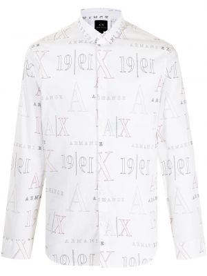 Camisa manga larga Armani Exchange blanco