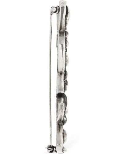 Zegarek bambusowy Saint Laurent srebrny