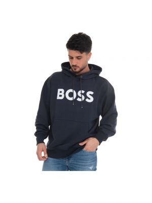 Oversize hoodie Boss blau