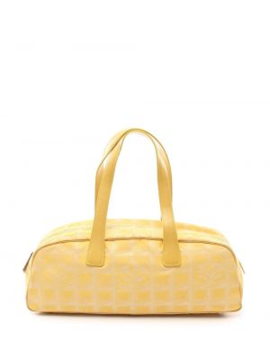 Cestovní taška Chanel Pre-owned žlutá