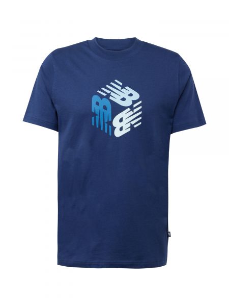 Marškinėliai New Balance mėlyna