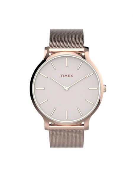 Zegarek z różowego złota Timex