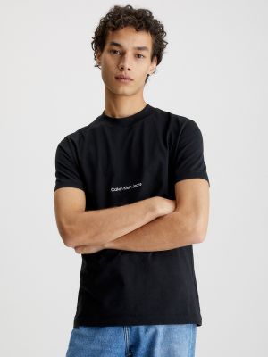 Camisa manga corta Calvin Klein Jeans negro