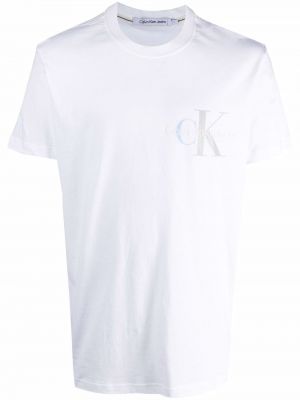 T-shirt Calvin Klein Jeans vit