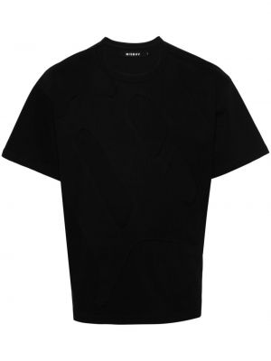 Βαμβακερή μπλούζα Misbhv μαύρο