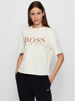T-shirt large Boss beige