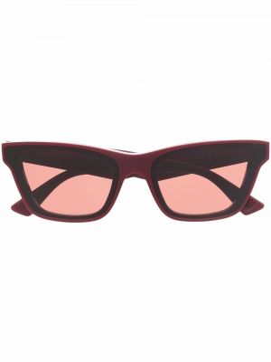 Okulary przeciwsłoneczne Bottega Veneta Eyewear czerwone