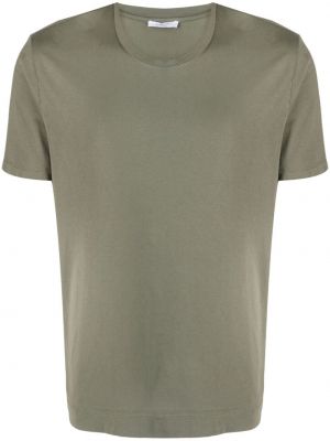 T-shirt aus baumwoll mit rundem ausschnitt Boglioli grün