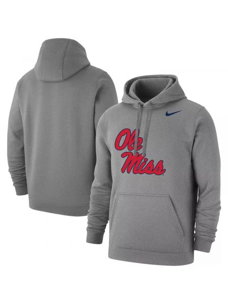 Пуловер с капюшоном Nike серый