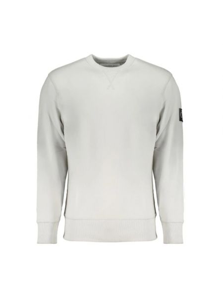 Sweatshirt mit rundhalsausschnitt Calvin Klein grau