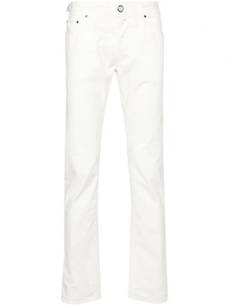 Jeans skinny slim Jacob Cohën blanc