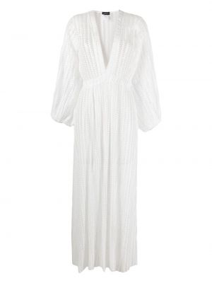 Sukienka z dekoltem w serek Moeva biała