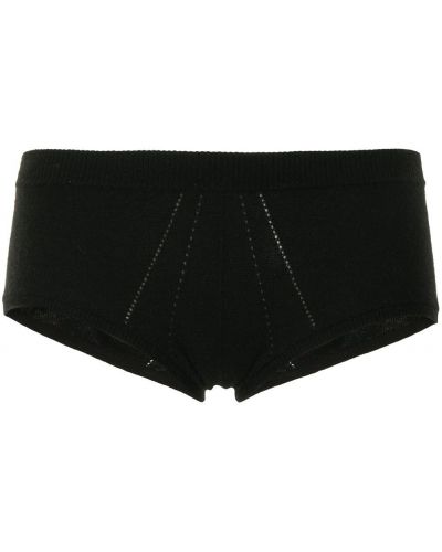 Pantalones cortos con estampado de cachemira Kiki De Montparnasse negro