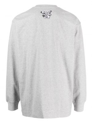 Bavlněné tričko s přechodem barev A Bathing Ape® šedé