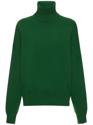 Kašmira džemperis ar augstu apkakli Extreme Cashmere zaļš