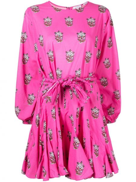 Kleid mit print Rhode pink
