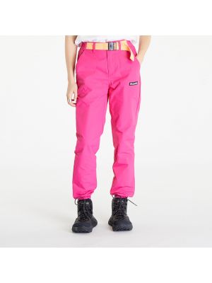 Pletené kalhoty Columbia růžové