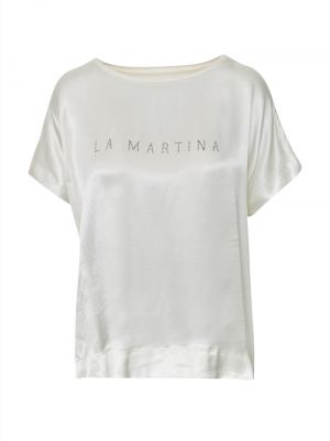 Viskózové saténové tričko La Martina