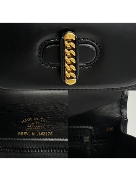 Bolsas de cadena de cuero retro Gucci Vintage
