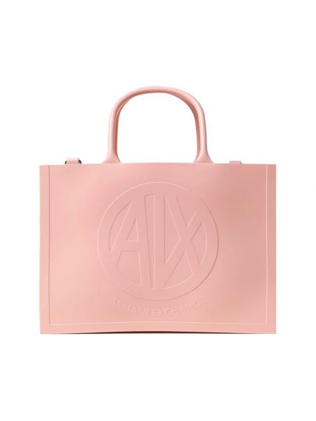Shopper handtasche mit taschen Armani Exchange pink